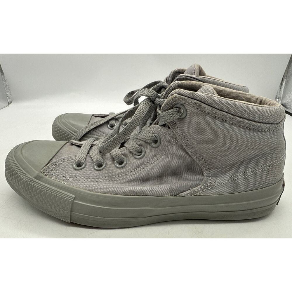 Converse Women's Canvas High Top Sneakers in Light Gray